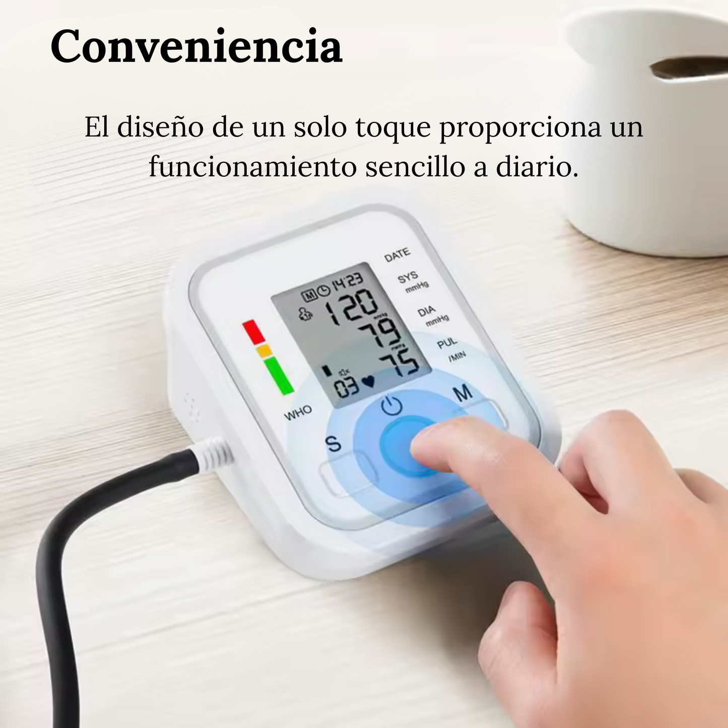 TENSIÓMETRO DIGITAL MÁQUINA PARA TOMAR PRESIÓN ARTERIAL