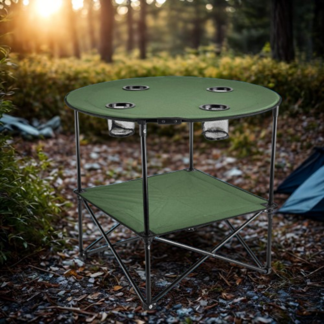 MESA DE CAMPING / PLAYERA PORTA-VASOS 4
