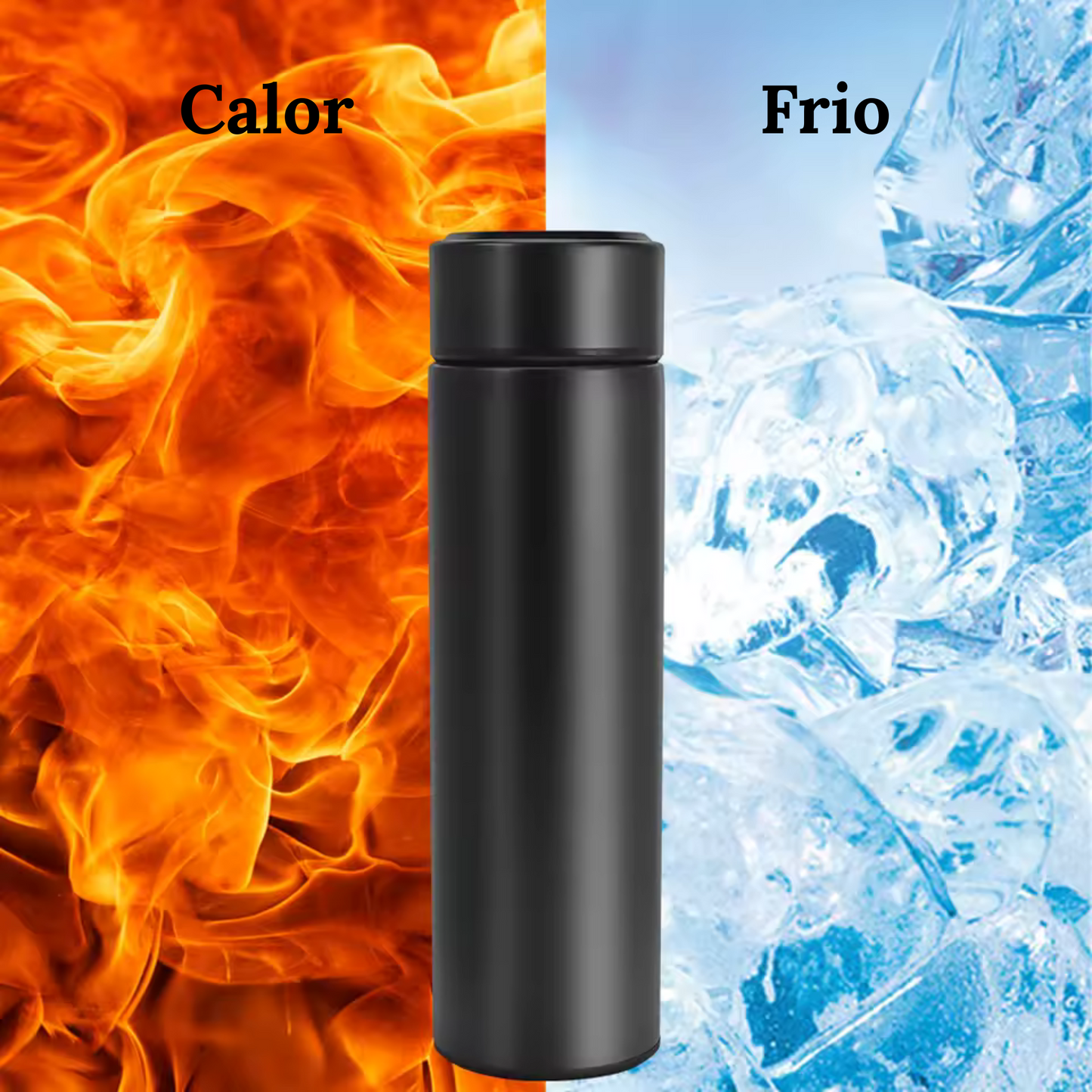 THERMOS FLASK 500 ML LED /BLANCO