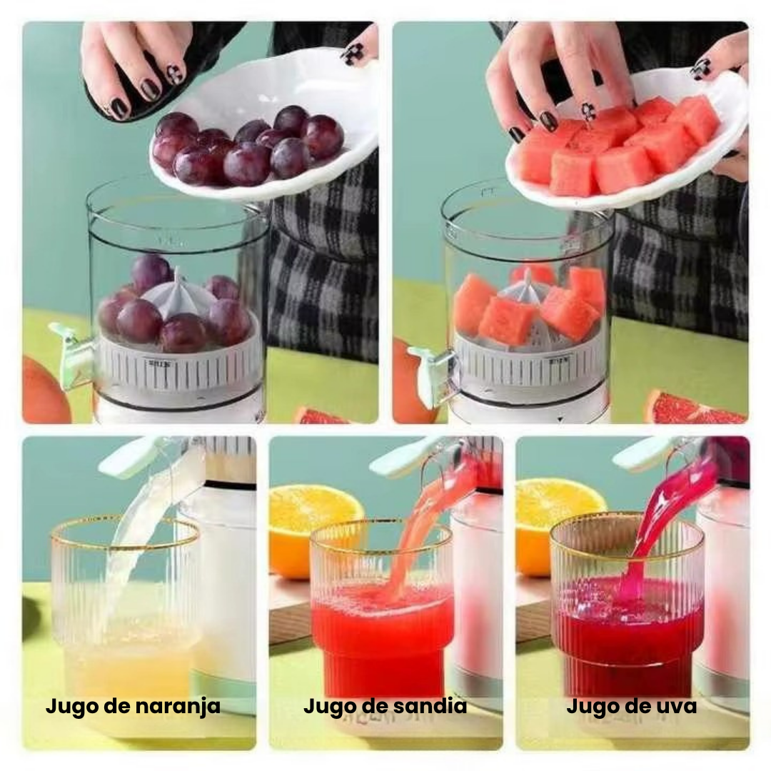 EXPRIMIDOR DE JUGO RECARGABLE