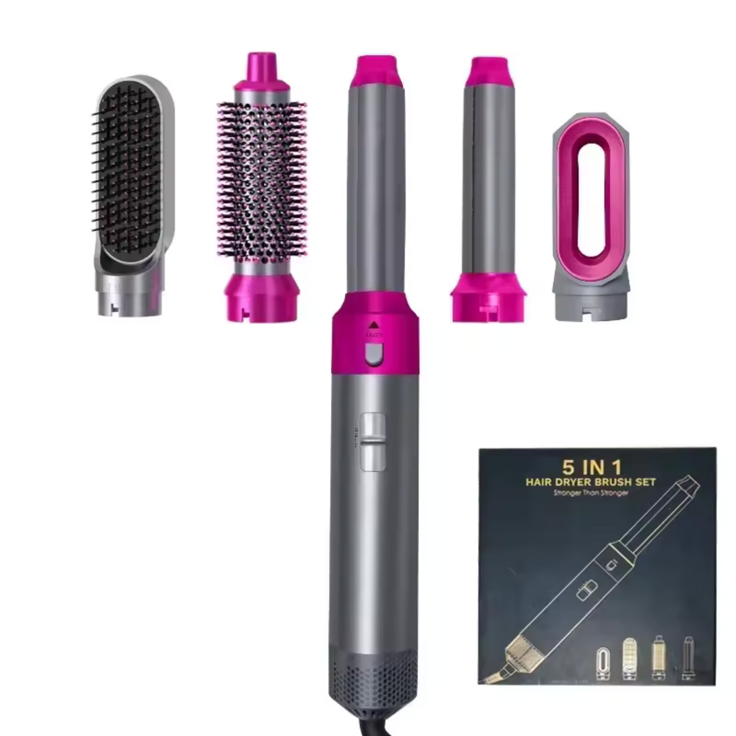 CEPILLO PARA EL CABELLO 5 EN 1, SECADOR Y VOLUMINIZADOR
