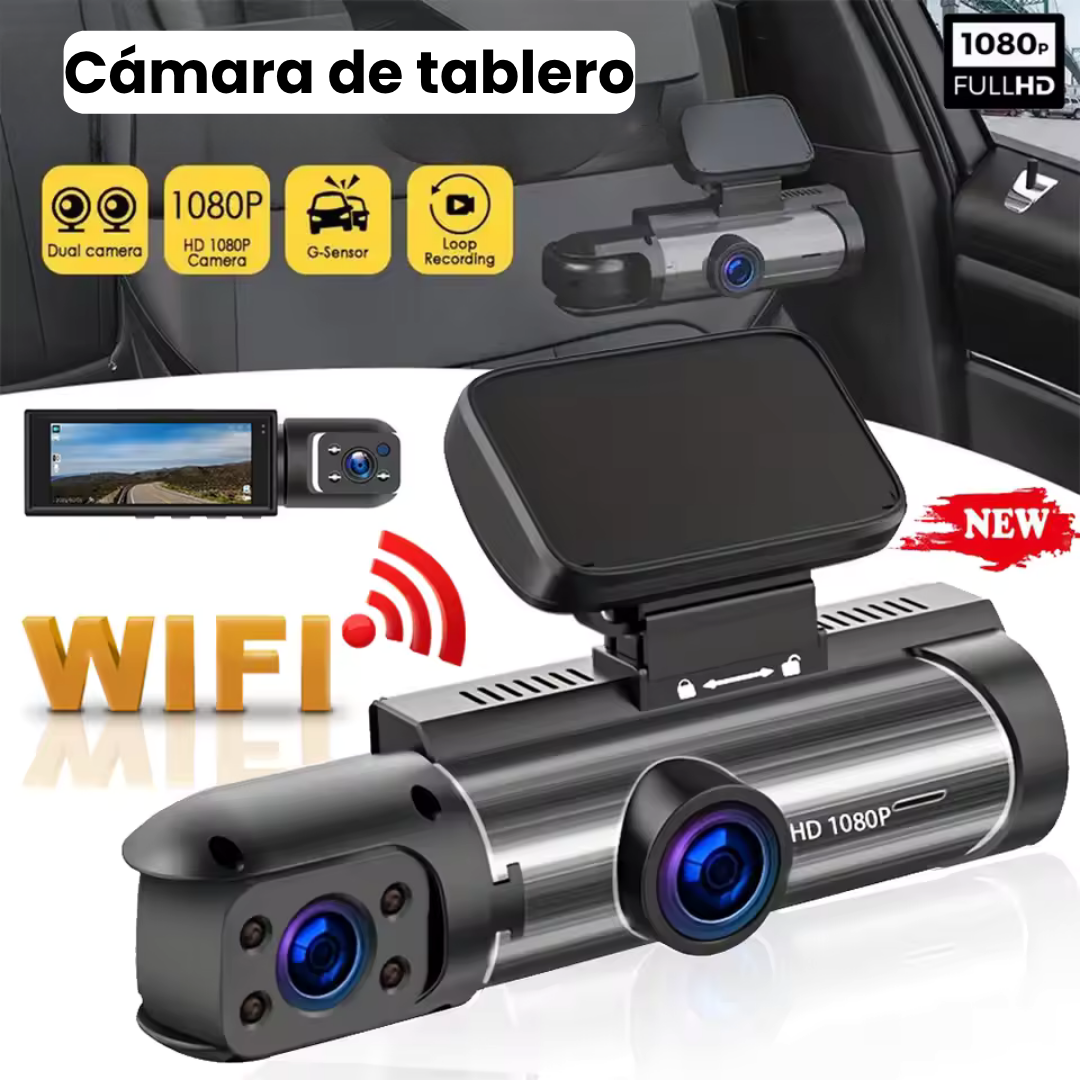 CÁMARA GRABADORA DE VIDEO FRONTAL/TRASERA/INTERIOR