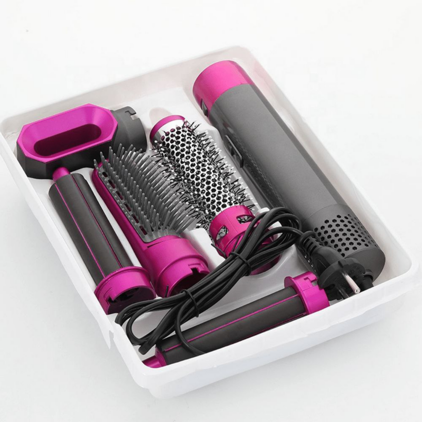 CEPILLO PARA EL CABELLO 5 EN 1, SECADOR Y VOLUMINIZADOR