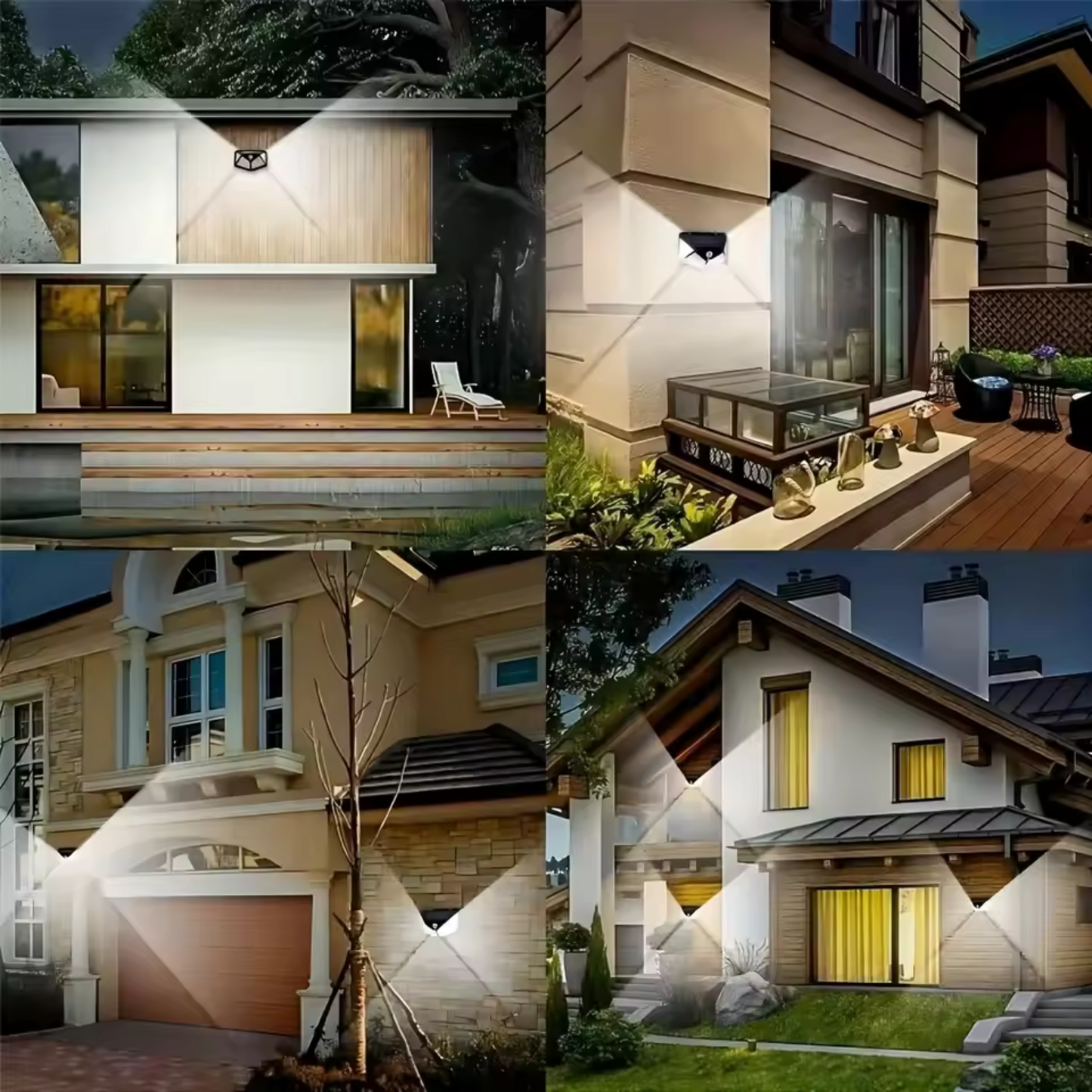 LUZ LED / LAMPARA SOLAR IMPERMEABLE CON SENSOR