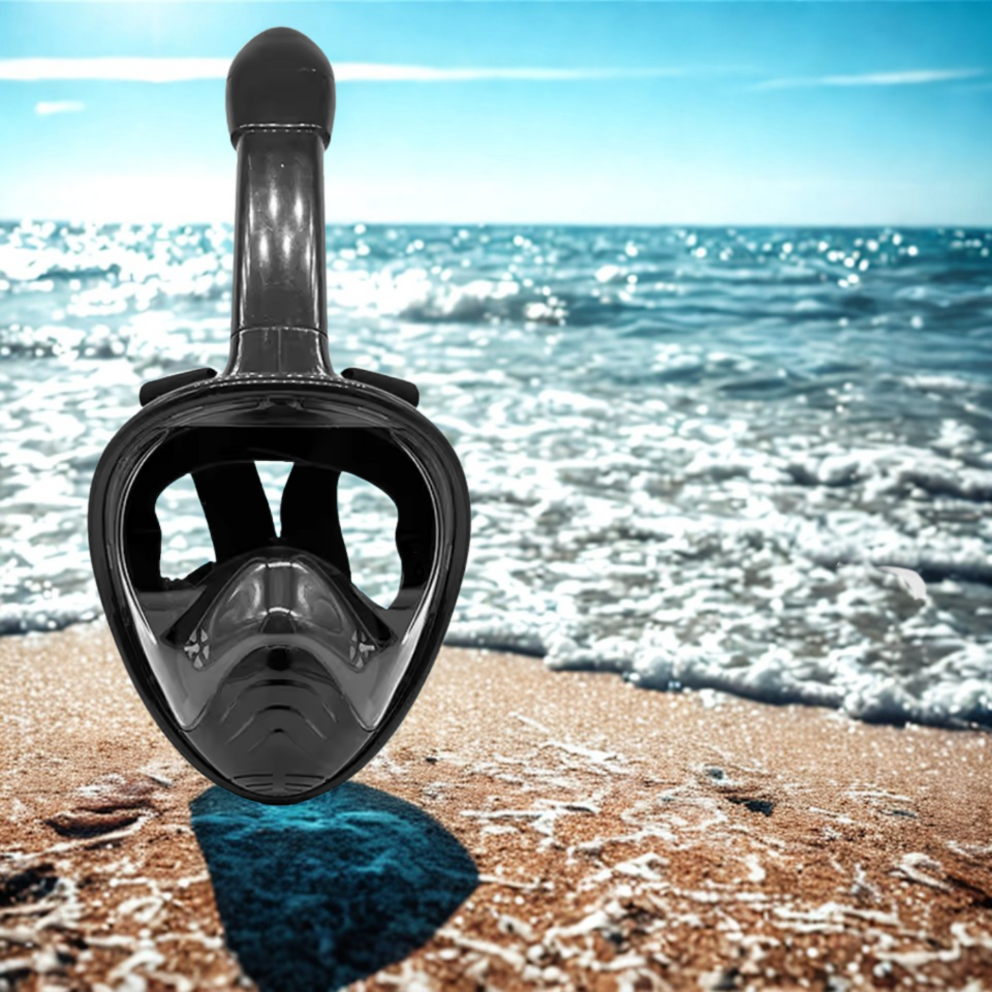 MASCARA SNORKEL S/M NEGRA