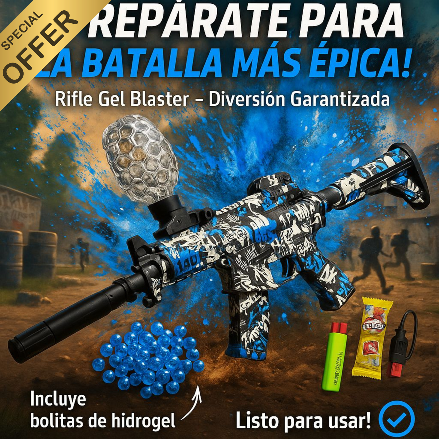 PISTOLA HIDROGEL WH06-2