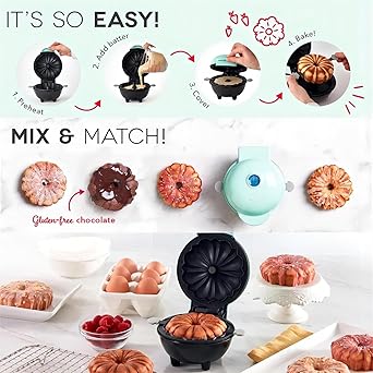 MINI BUNDT/ MAQUINA PARA HACER PASTELES
