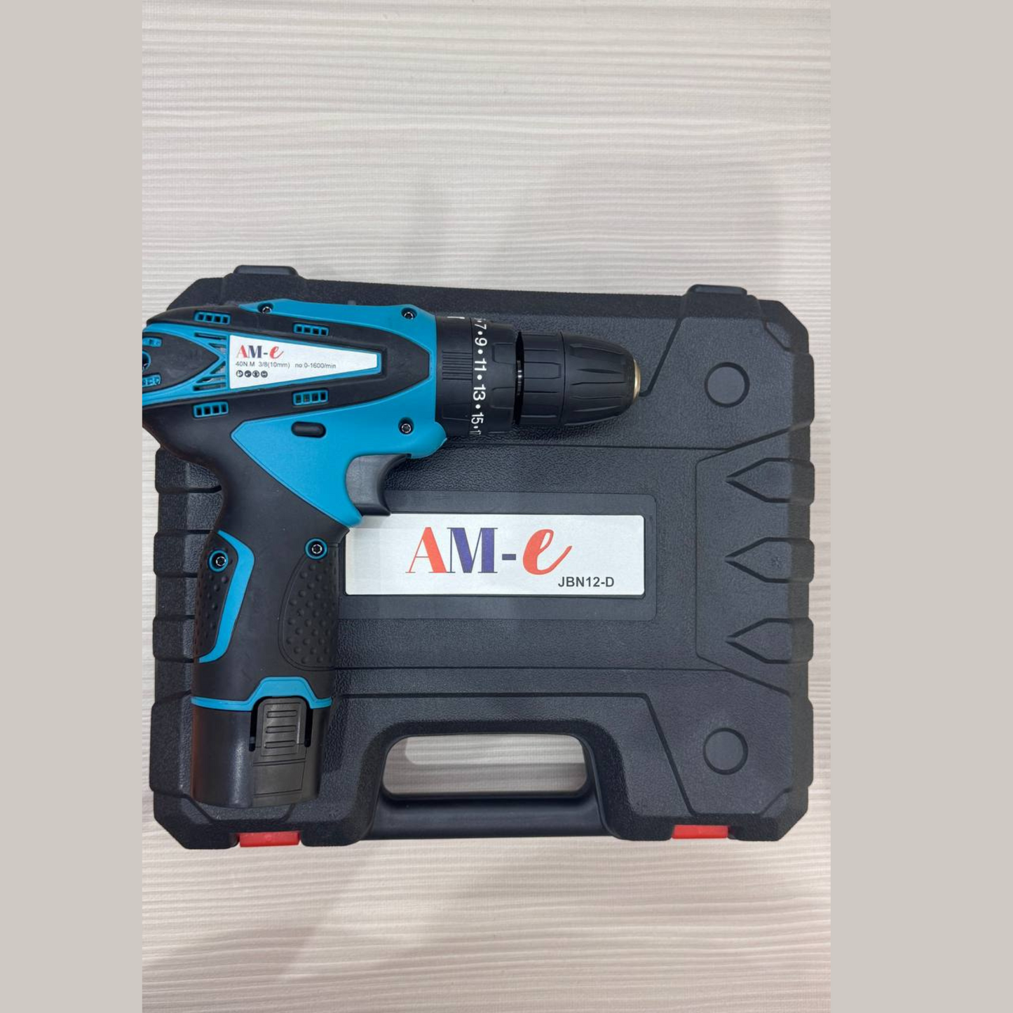 MINI TALADRO AM-E 12V 24 PZ 2 BATERIAS