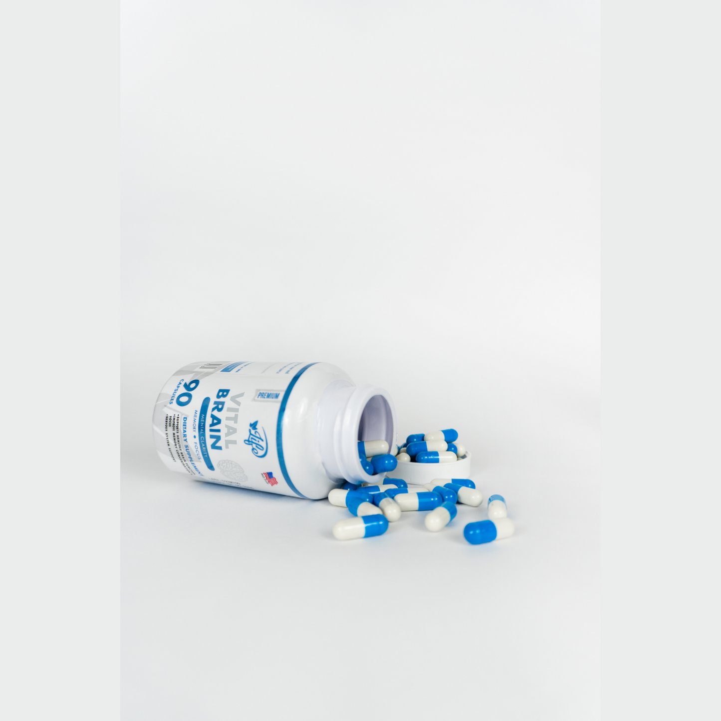 VITAL BRAIN (VITAMIN FOR BRAIN, FOCUS, CONCENTRATION AND MEMORY) X 90 CAPSULES