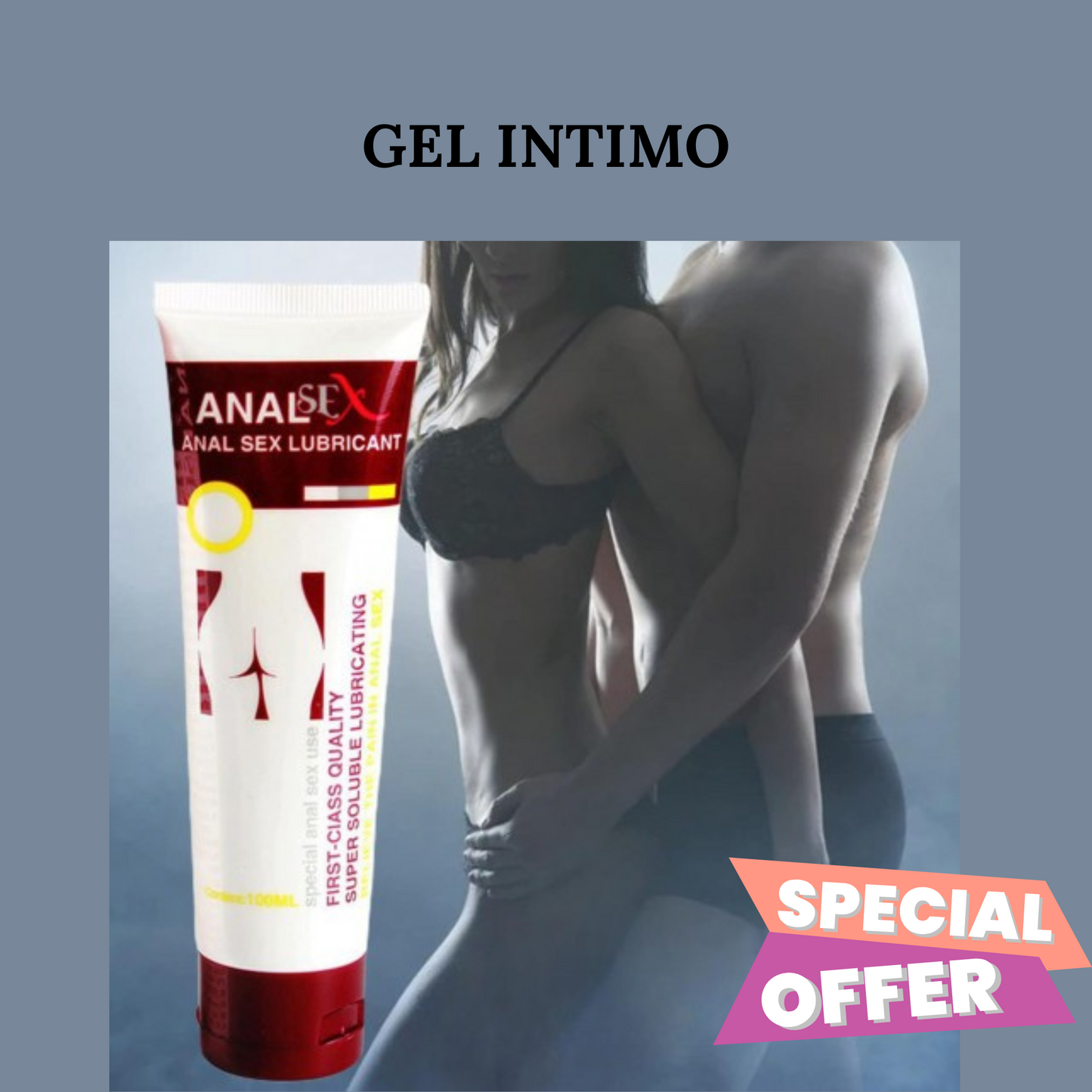 LUBRICANTE SUAVE NATURAL EFICAZ A BASE DE AGUA PARA ALIVIAR EL DOLOR