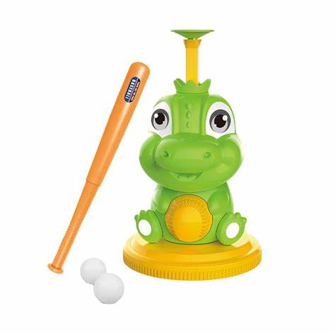 SET DE BÉISBOL AUTOMÁTICO DINO-LANZADOR PARA NIÑOS