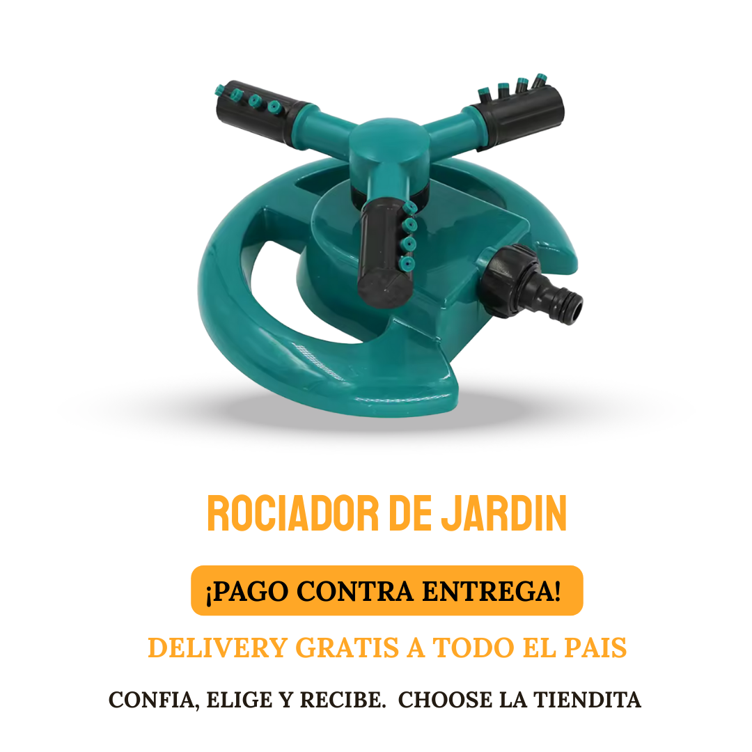 ROCIADOR DE JARDIN GIRATORIO