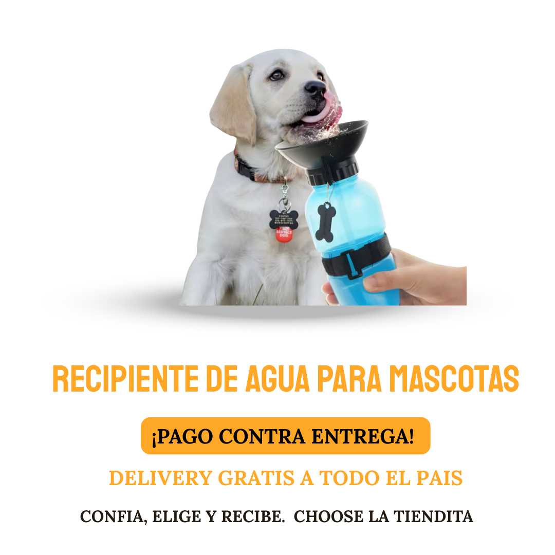 RECIPIENTE DE AGUA PORTÁTIL AQUA DOG 18 OZ