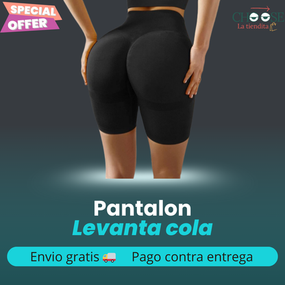 PANTALON DEPORTIVO LEVANTA COLA NEGRO