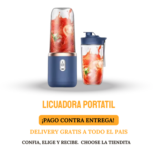 LICUADORA PORTÁTIL, MINI JUGO DE FRUTAS DE 400 ML