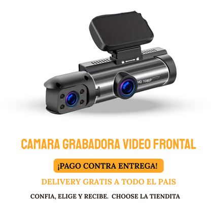 CÁMARA GRABADORA DE VIDEO FRONTAL/TRASERA/INTERIOR