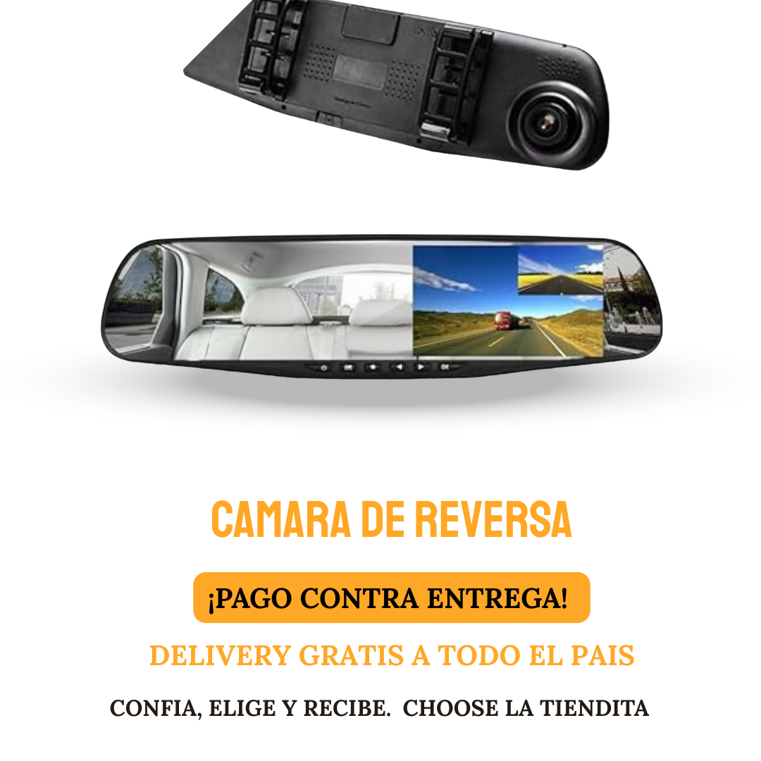 CÁMARA DE REVERSA TIPO ESPEJO CON CAMARA DE REVERSA