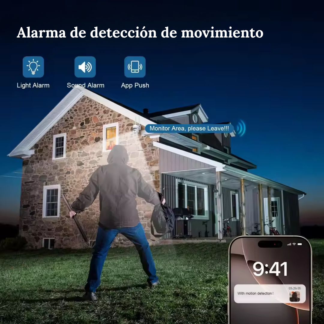 CAMARA WIFI EXTERIOR PTZ JORTAN