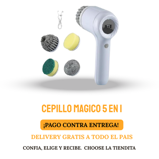 CEPILLO MAGICO 5 EN 1 LIMPIEZA