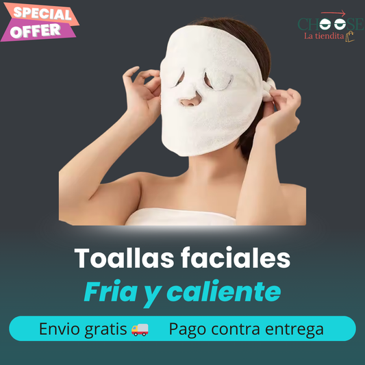 JUEGO DE TOALLAS FACIALES DE COMPRESA FRÍA Y CALIENTE MASCARILLA PARA EL CUIDADO DE LA PIEL