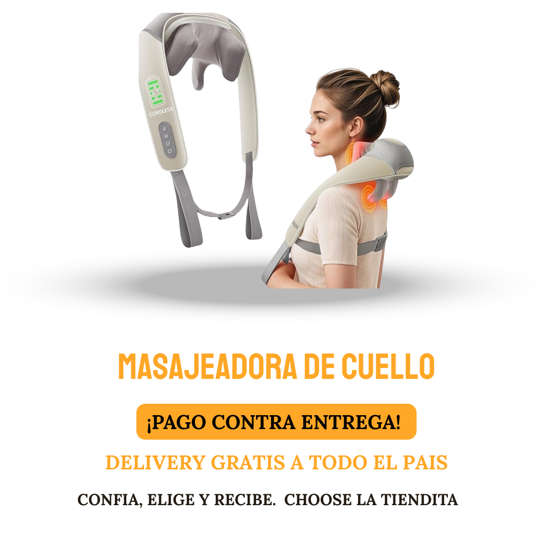MASAJEADOR DE CUELLO AJUSTABLE