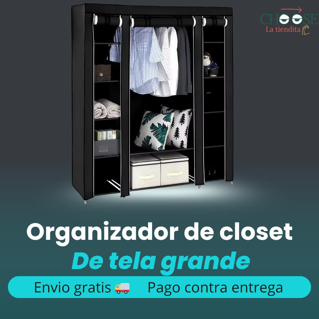 ORGANIZADOR DE CLOSET TELA GRANDE