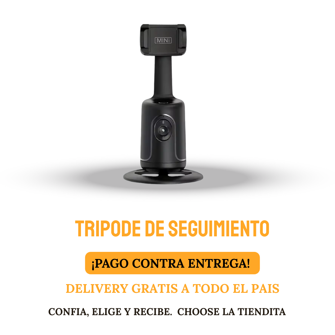 TRIPODE SEGUIMIENTO FACIAL AUTOMATICO NEGRO