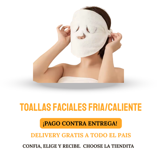 JUEGO DE TOALLAS FACIALES DE COMPRESA FRÍA Y CALIENTE MASCARILLA PARA EL CUIDADO DE LA PIEL