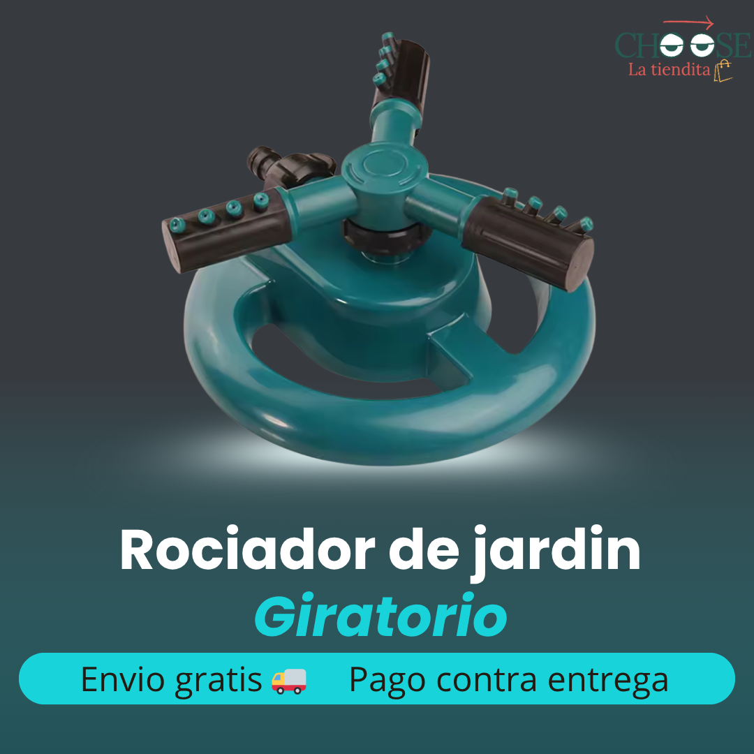 ROCIADOR DE JARDIN GIRATORIO