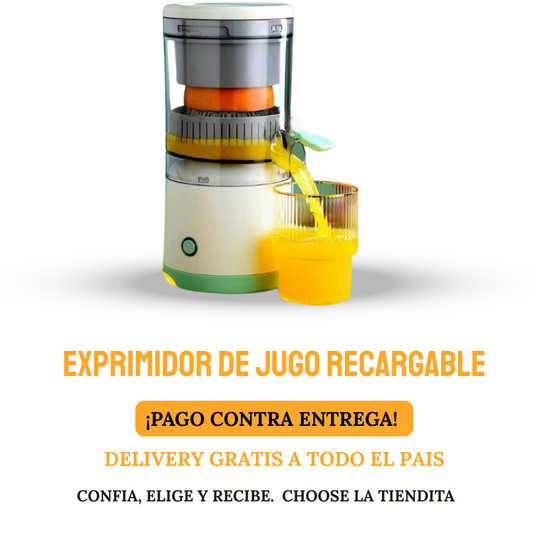 EXPRIMIDOR DE JUGO RECARGABLE