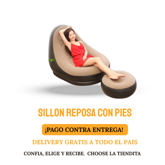 SOFA MULTIFUNCIONAL INFLABLE 116CM X 98CM X 83CM