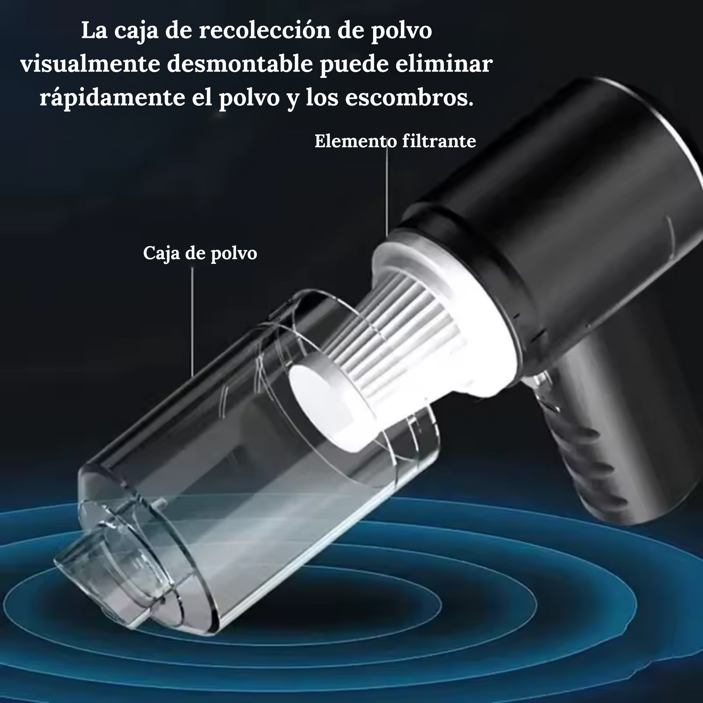 ASPIRADORA PORTATIL RECARGABLE K-7