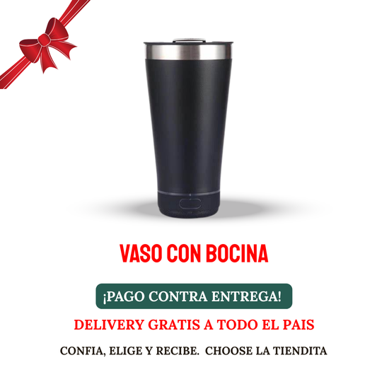 VASO CON BOCINA