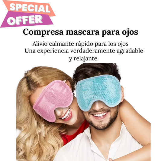 GEL EYE MASK COMPRESA MASCARA PARA OJOS, OJERAS, OJOS HINCHADOS RELAJANTE
