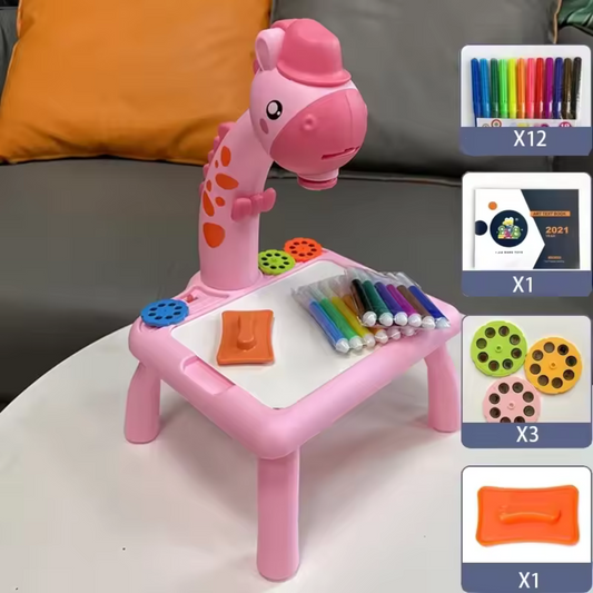 MESA HAPPY PAINT ROSADA 24 PZ