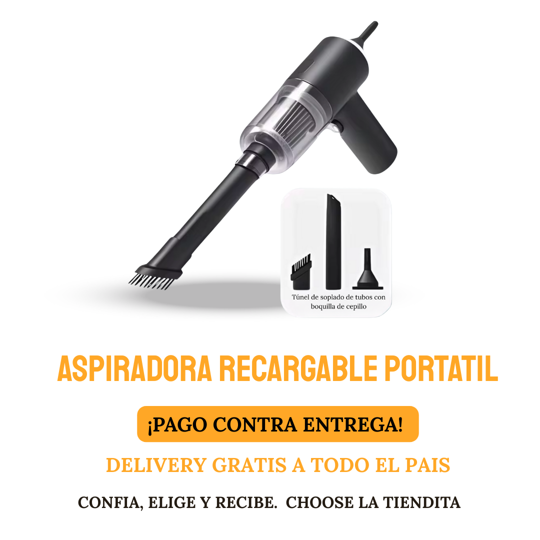 ASPIRADORA PORTATIL RECARGABLE K-7