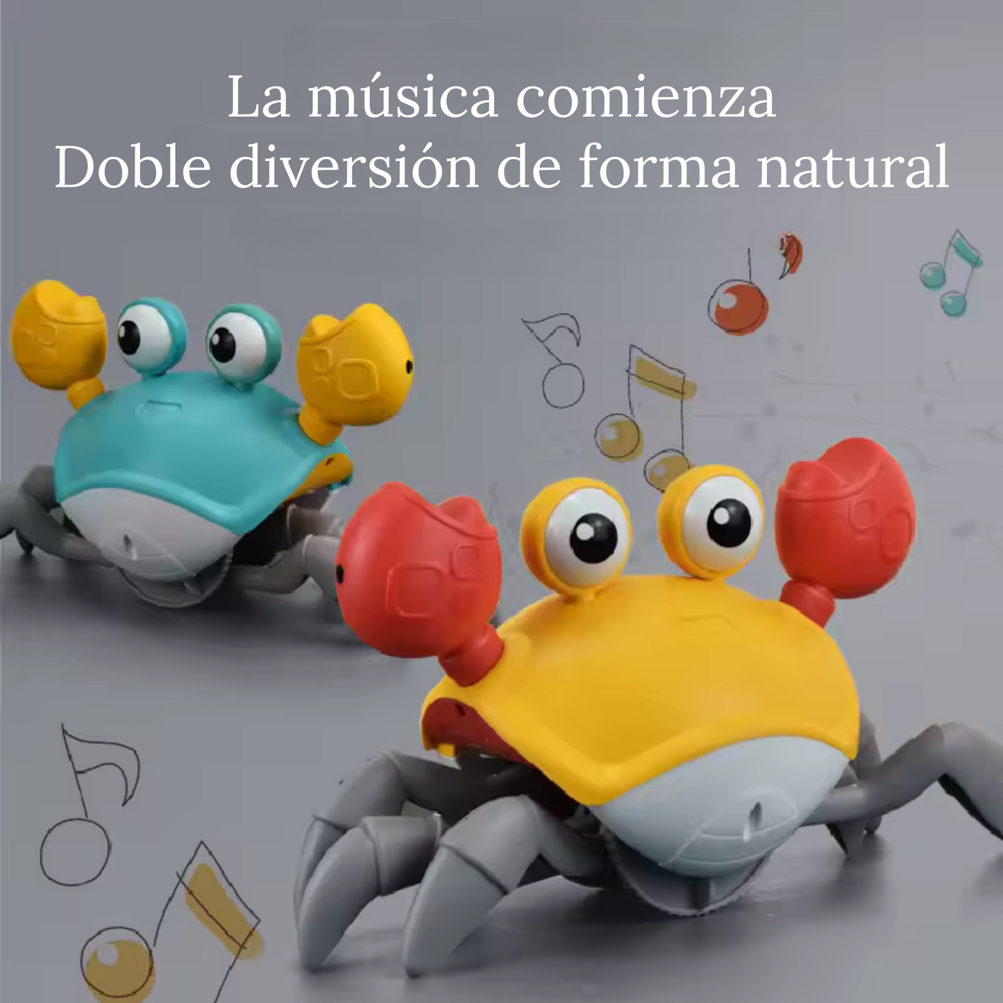 CANGREJO IDEAL PARA MOTIVAR A BEBES EN ETAPA DE GATEO