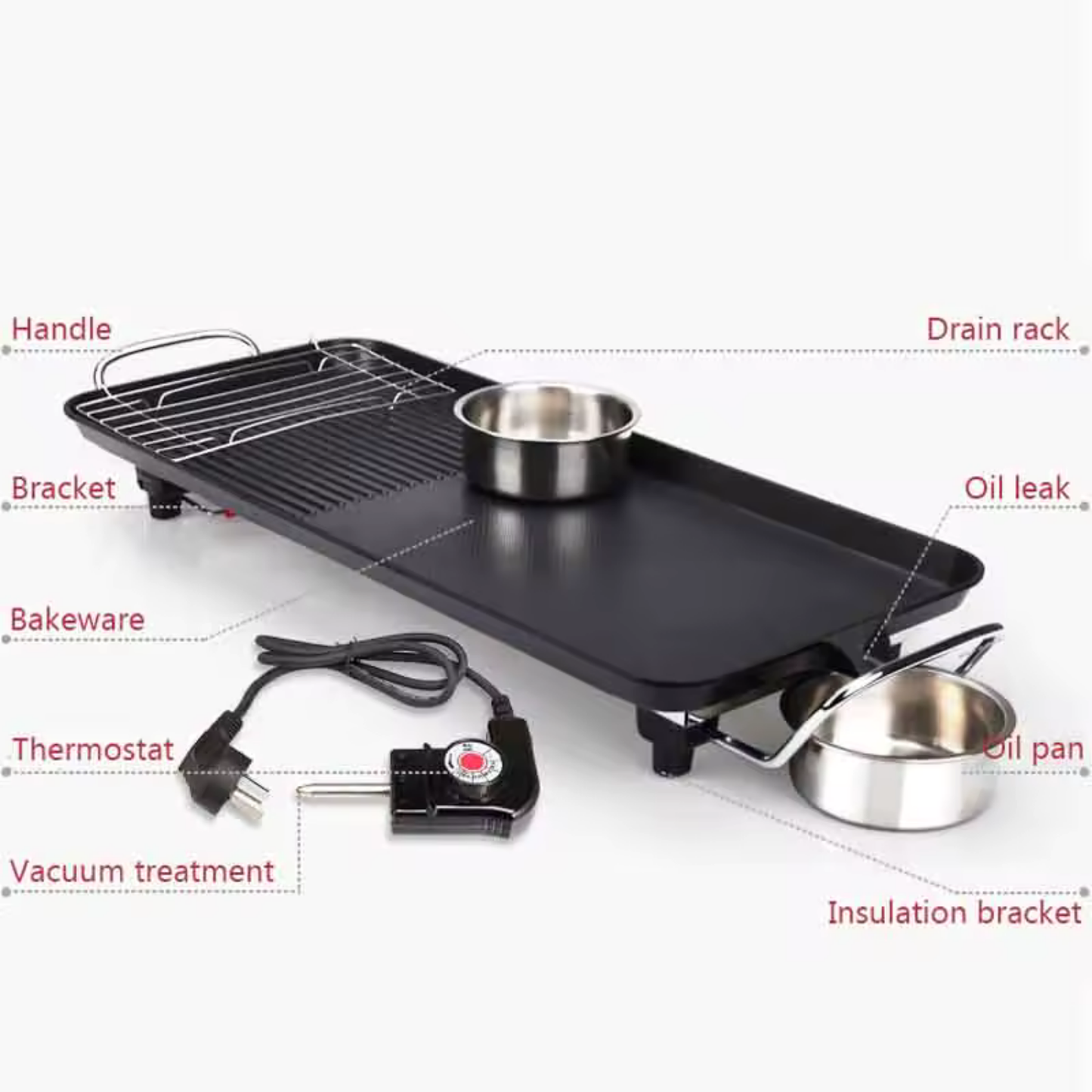 PLANCHA ELECTRICA MULTIFUNCIONAL