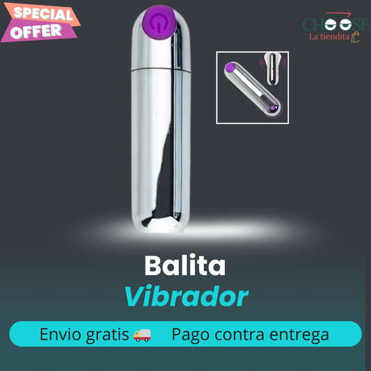 BALITA VIBRADOR RECARGABLE USB 10 FRECUENCIAS DE VIBRACION