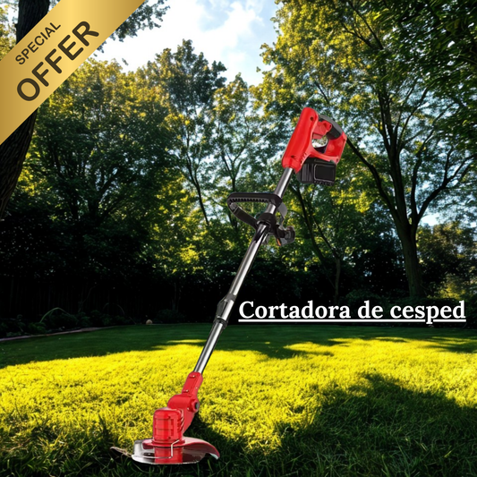 CORTA CESPED ELECTRICO PLEGABLE 2 BATERIA 48V