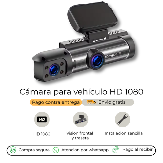 CÁMARA GRABADORA DE VIDEO FRONTAL/TRASERA/INTERIOR