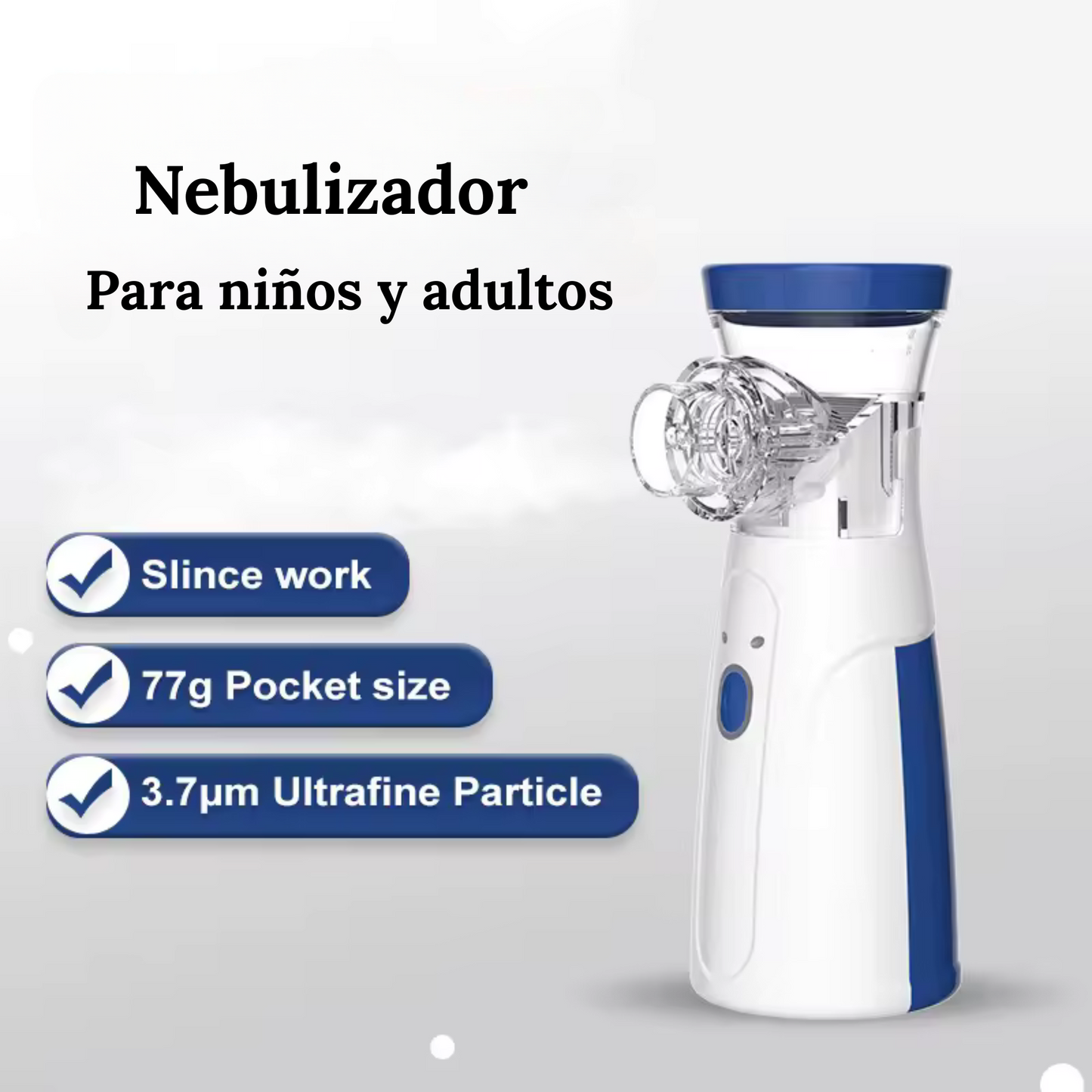 NEBULIZADOR INALÁMBRICO PORTÁTIL MESH