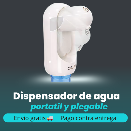 DISPENSADOR DE AGUA ELÉCTRICO PORTÁTIL Y PLEGABLE