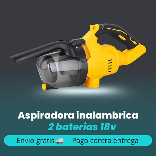 ASPIRADORA INALÁMBRICA 2 BATERÍAS 18V
