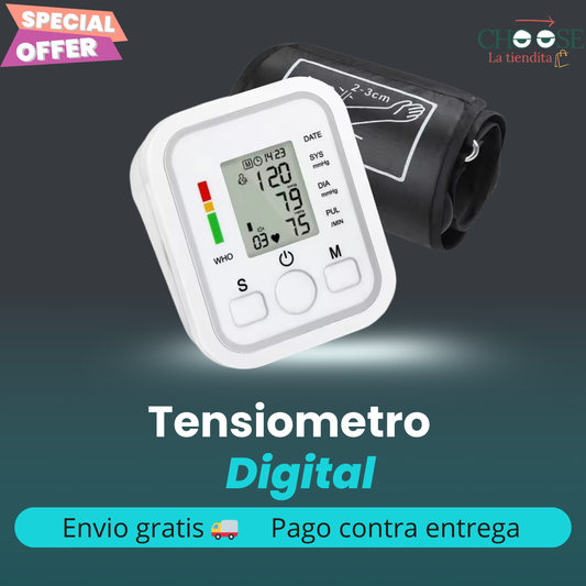 TENSIÓMETRO DIGITAL MÁQUINA PARA TOMAR PRESIÓN ARTERIAL