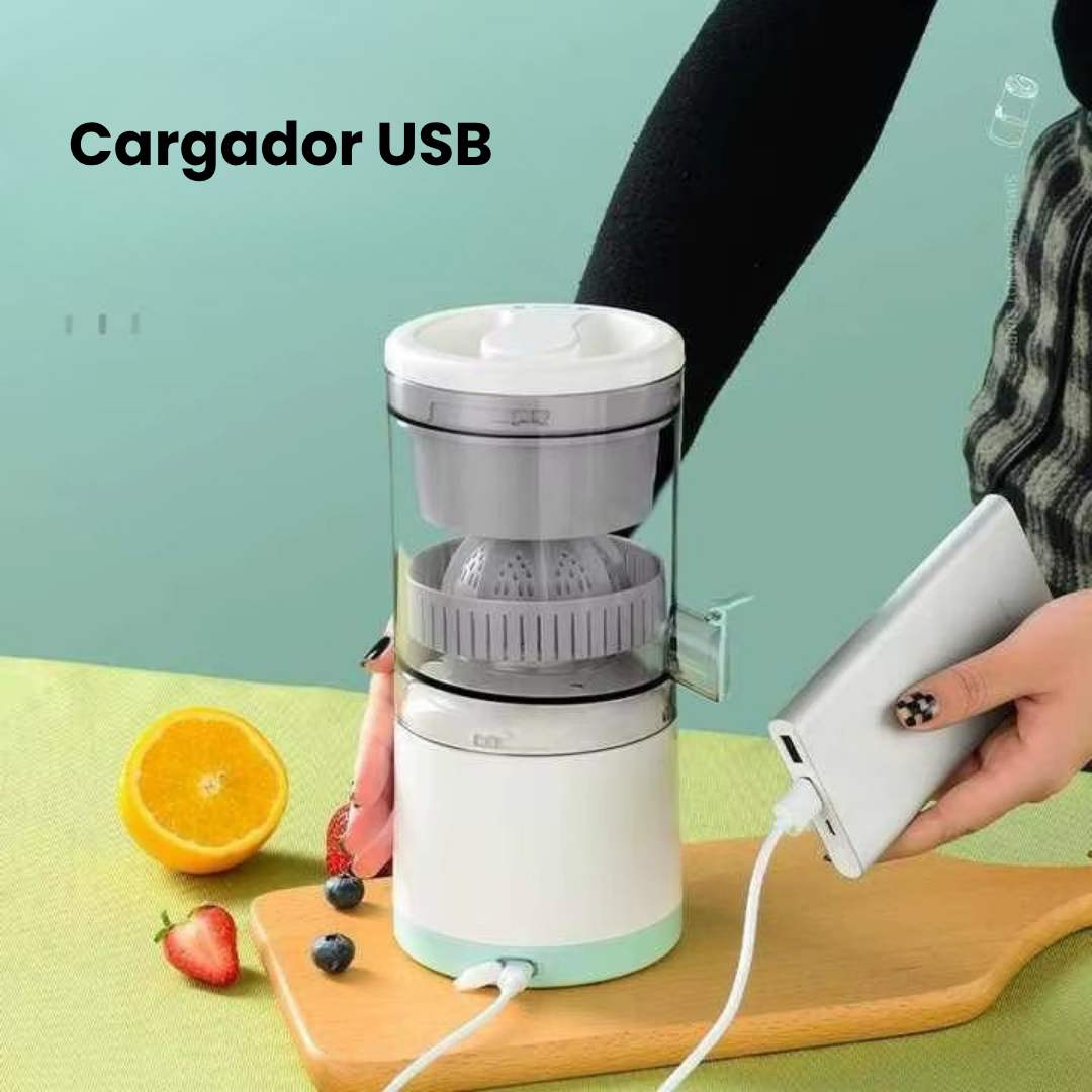 EXPRIMIDOR DE JUGO RECARGABLE