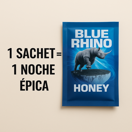 MIEL RETARDANTE RHINO AZUL CAJA DE 12 UNIDADES