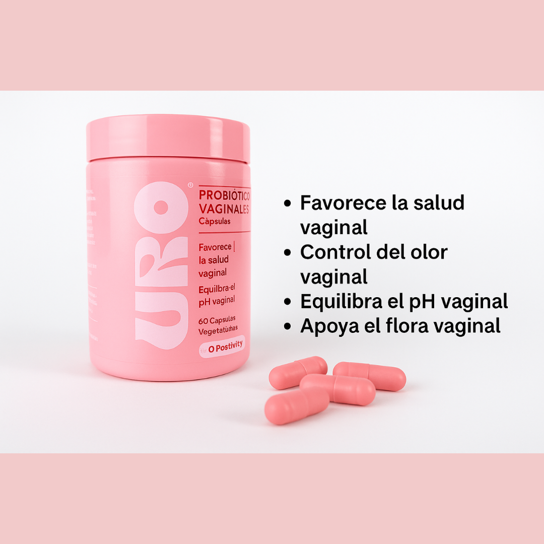 URO VAGINAL PROBIOTICS PARA LA SALUD VAGINAL DE LAS MUJERES, EQUILIBRIO DEL PH