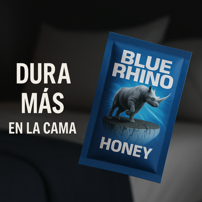 MIEL RETARDANTE RHINO AZUL OFERTA DE 3 SOBRES