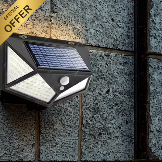 LUZ LED / LAMPARA SOLAR IMPERMEABLE CON SENSOR